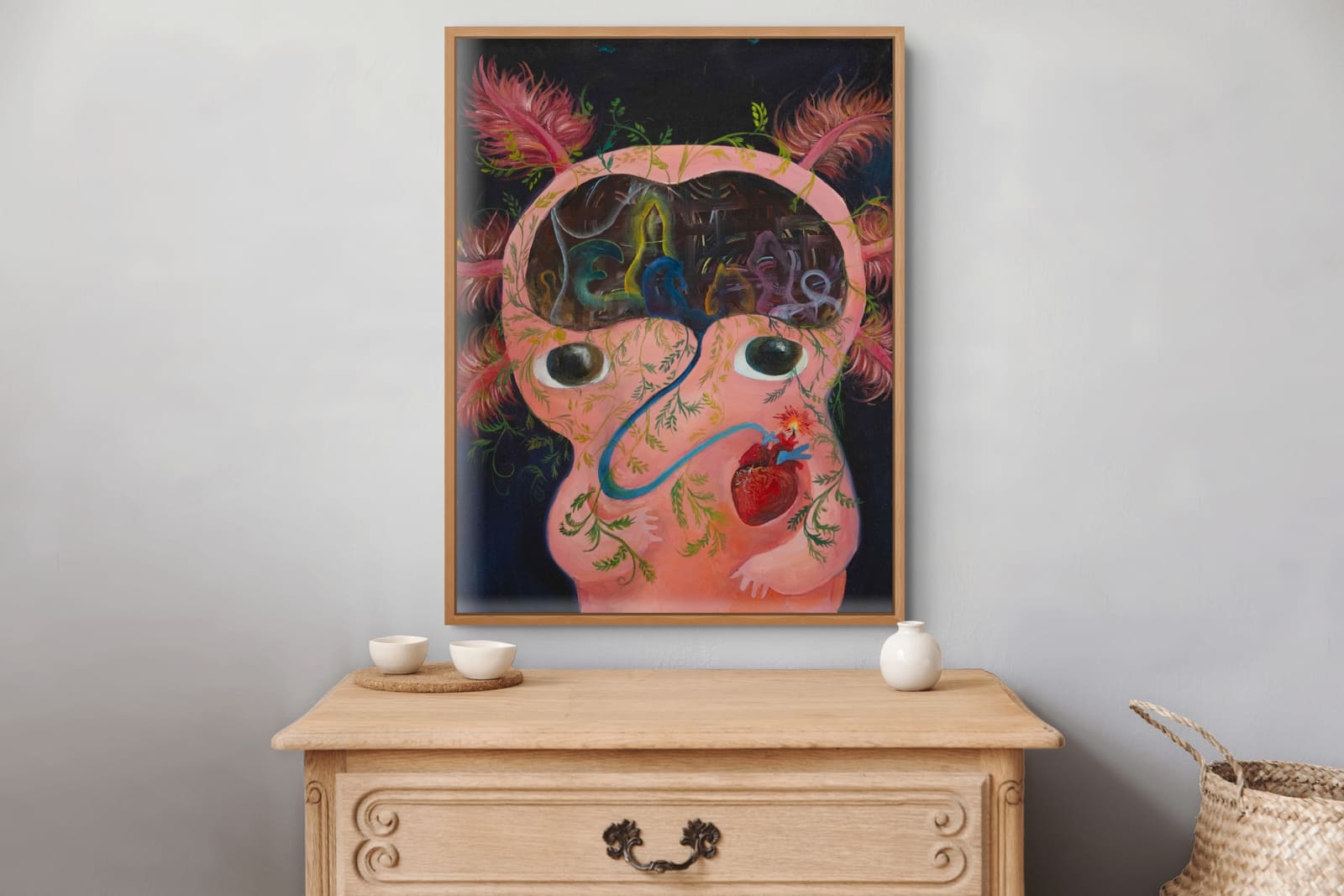 Colapso inminente, shown in a room