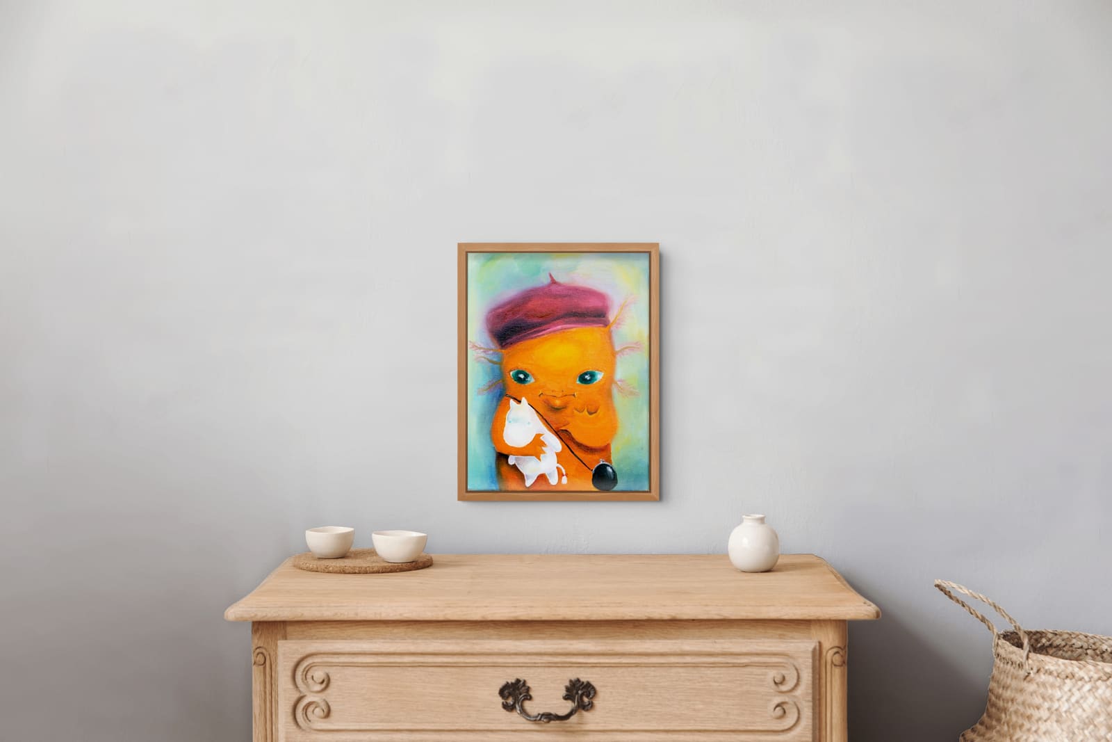 ¿Quién, yo?, shown in a room