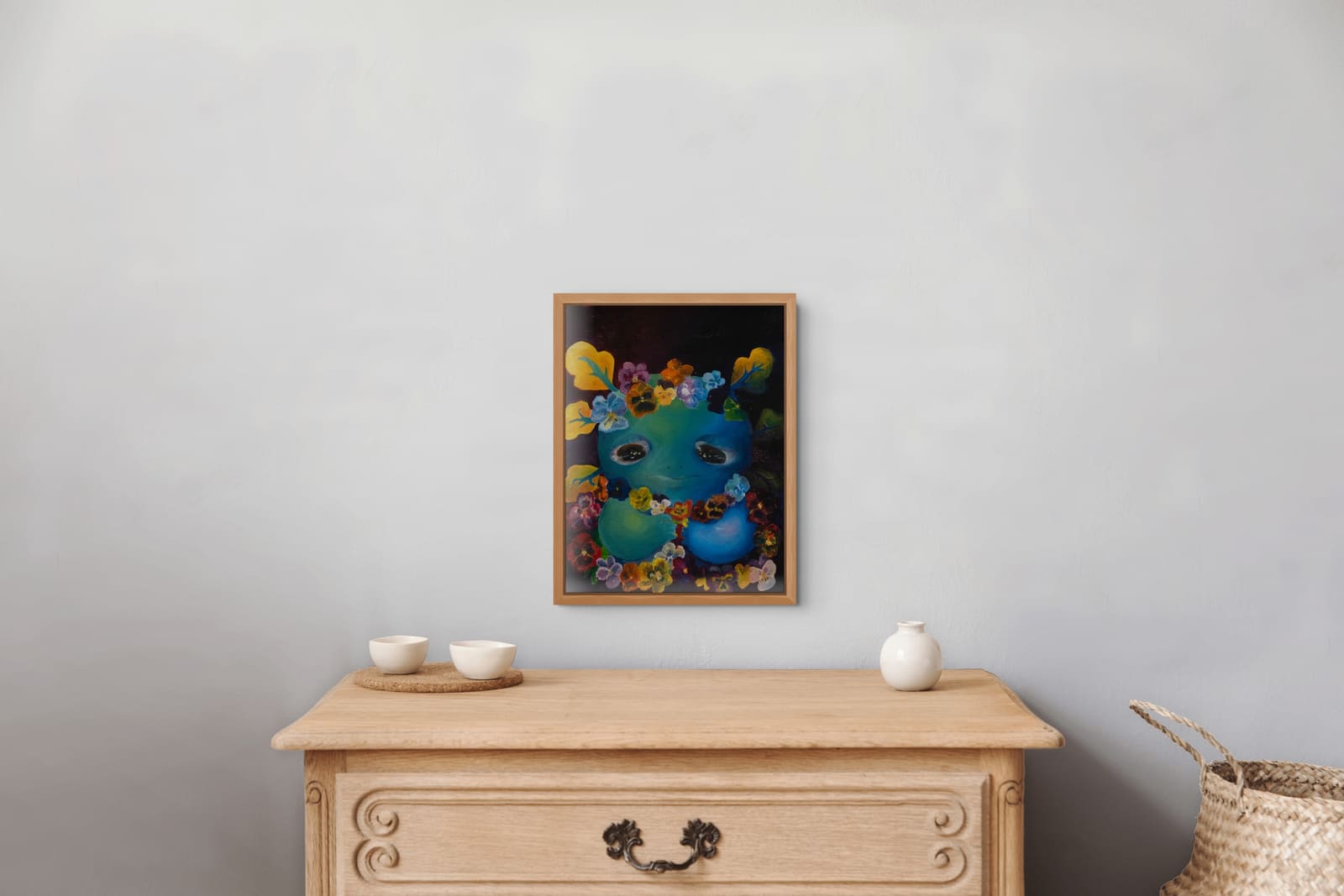 Sobrepensamiento, shown in a room
